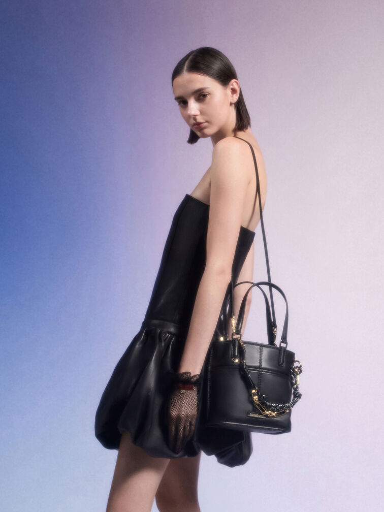 Addison Knotted-Rope Reversible Tote Bag