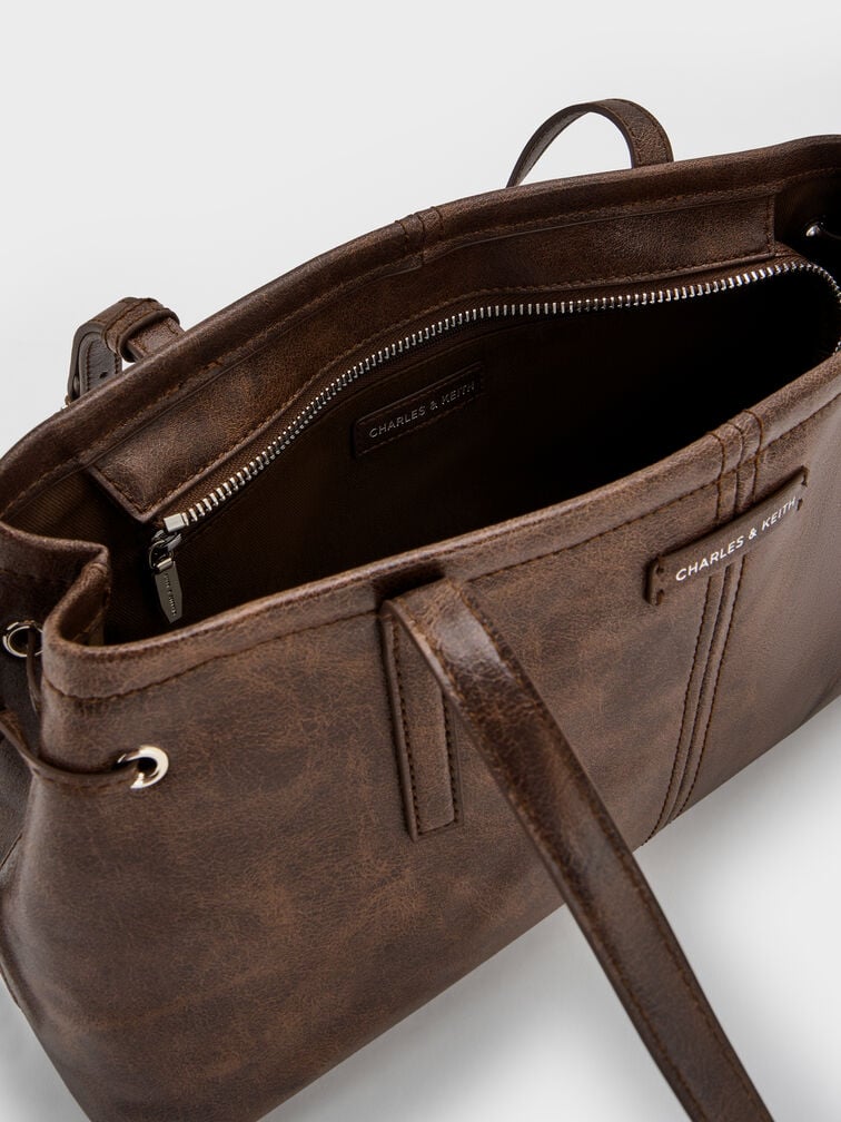 Noane Elongated-Handle Shoulder Bag