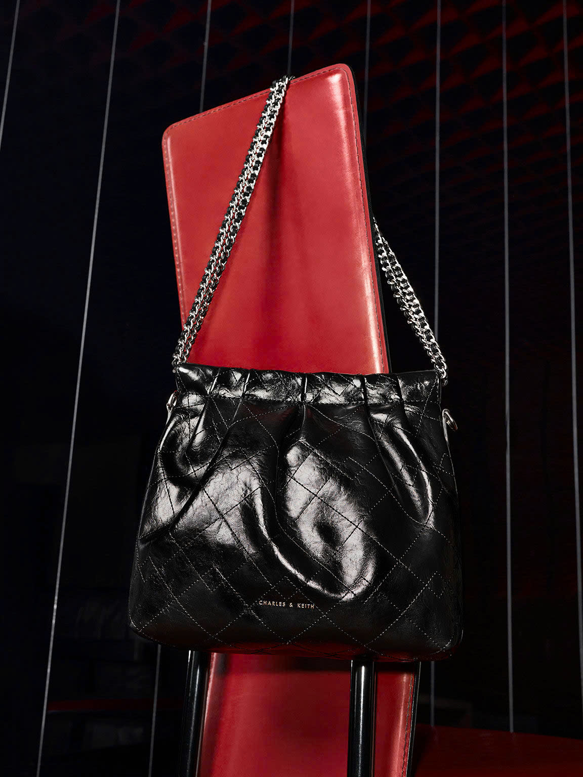 Duo Chain Handle Shoulder Bag