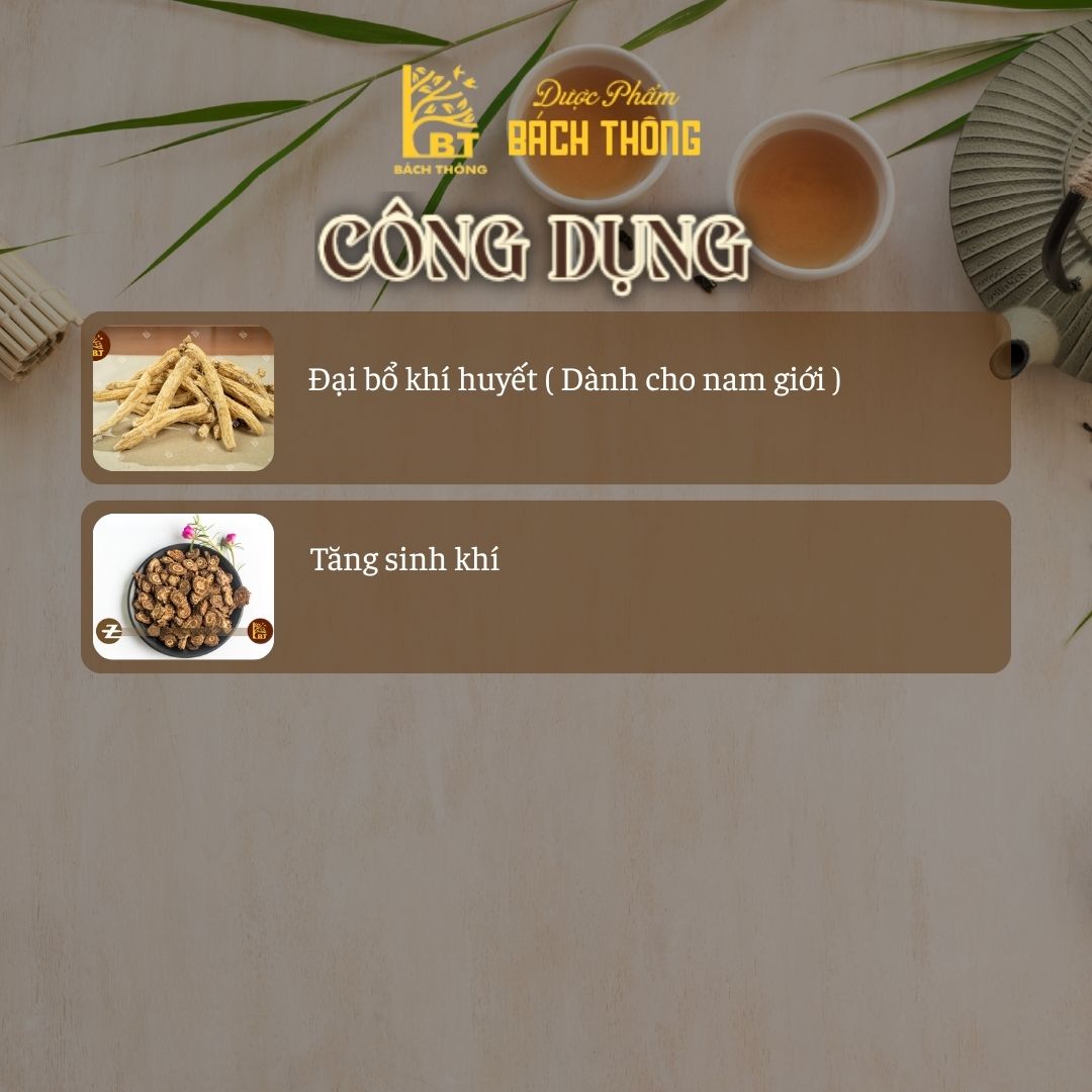 Bách Thông Đại Bổ - Ngâm Rượu