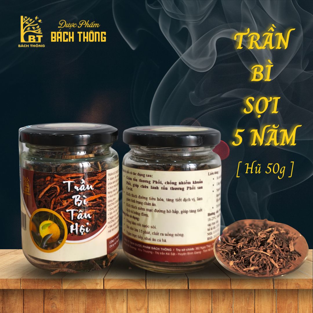 [Hũ 50g] Trần Bì Sợi 5 Năm