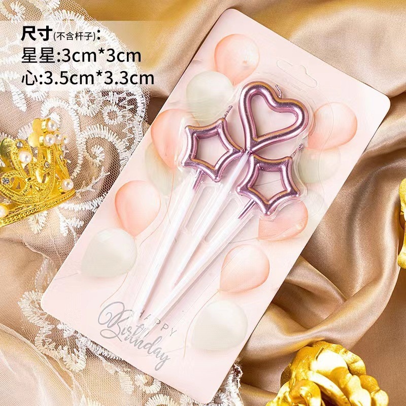 Nến Trái Tim/Hồng