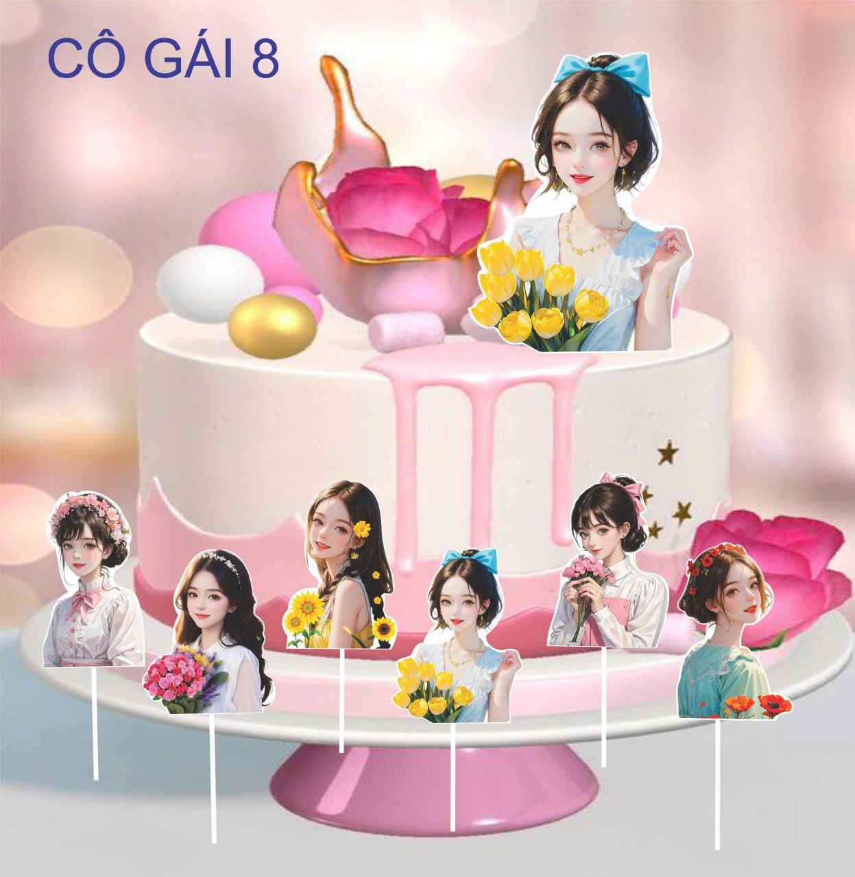 Set giấy: Nữ T17