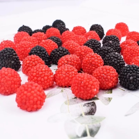 Túi kẹo dẻo giòn mâm xôi (túi 2.5kg).