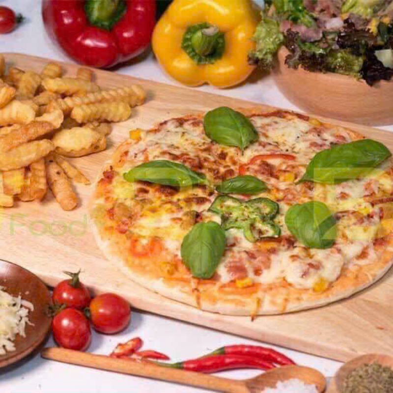 TIỆN LỢI BẤT NGỜ, CHUẨN VỊ Ý: Bánh Pizza B+ Thành Phẩm (Đã Kèm Topping) từ Anh Minh PQP!