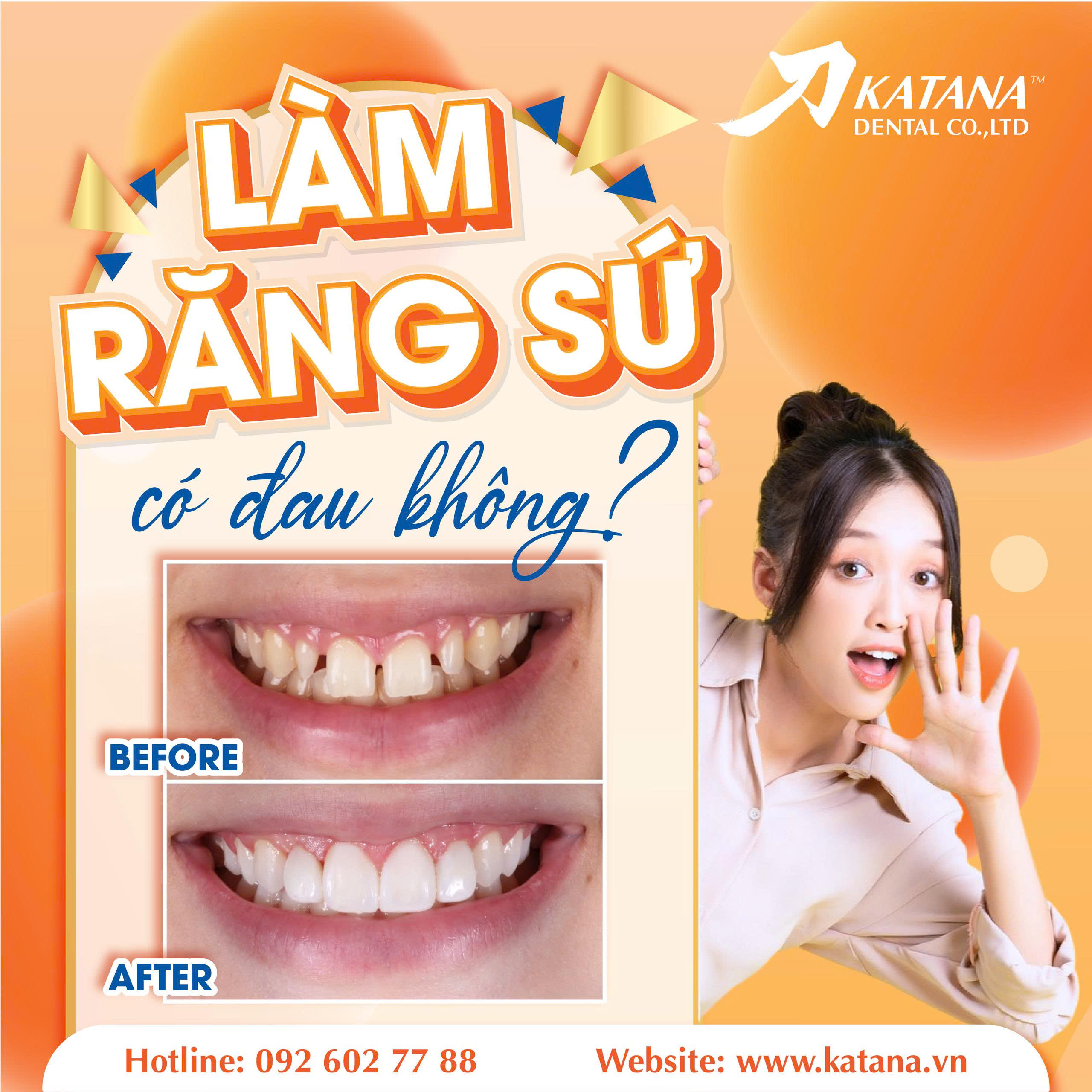 Làm răng sứ có đau không? Giải đáp quy trình bọc răng sứ hiện nay