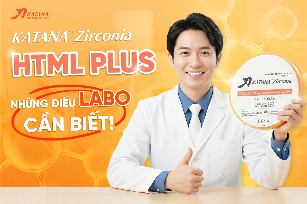 Katana Zirconia HTML Plus – Dòng phôi đa lớp tối ưu cho Labo