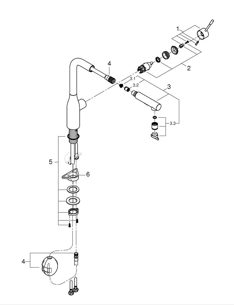 Vòi rửa bát Grohe Essence 30270000