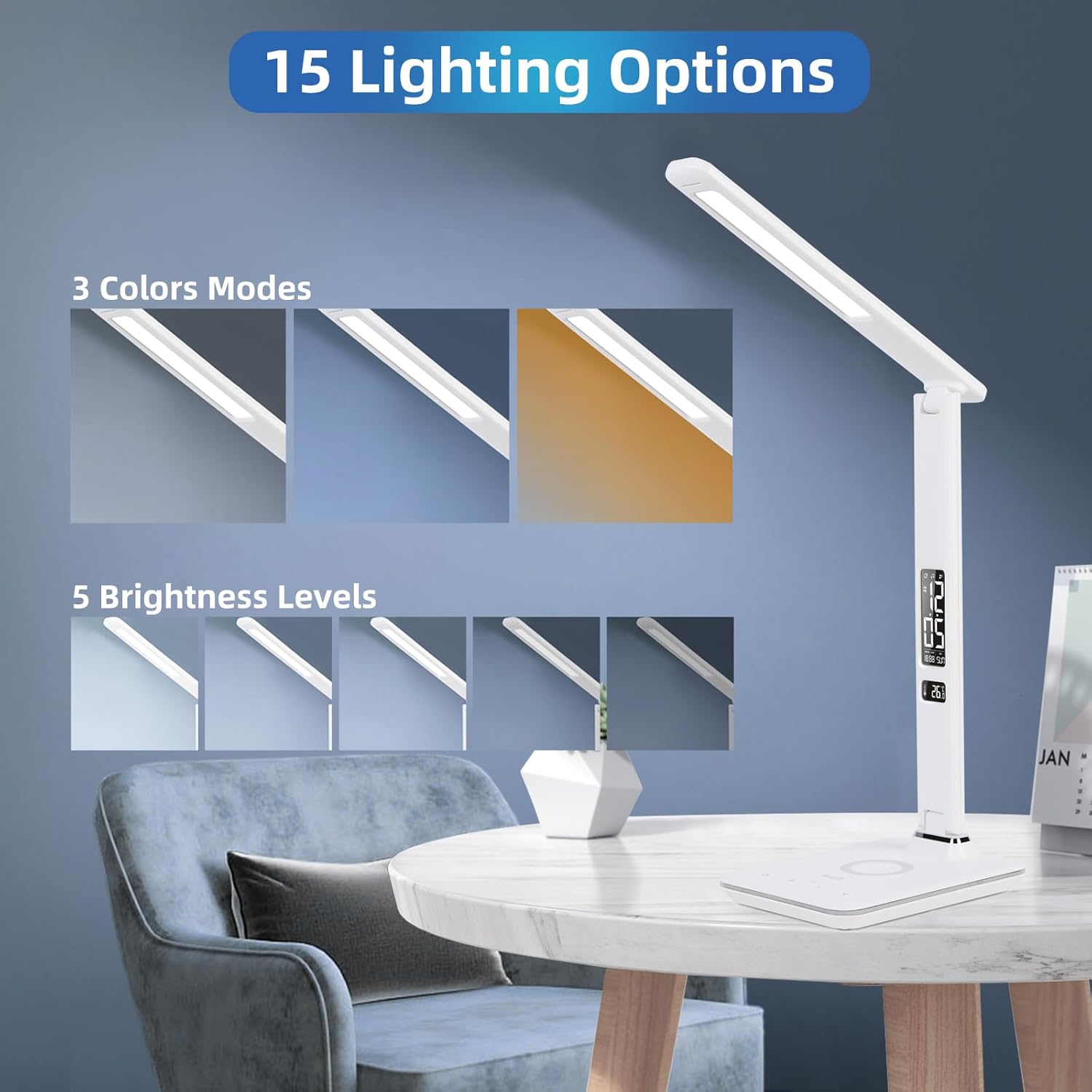 Đèn chống cận Wilit U13AQ tích hợp sạc không dây