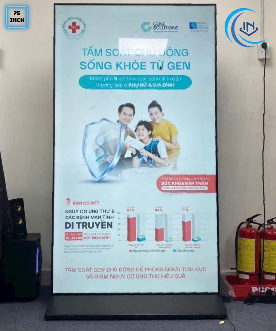 Màn Hình Chân Đứng 75 Inch