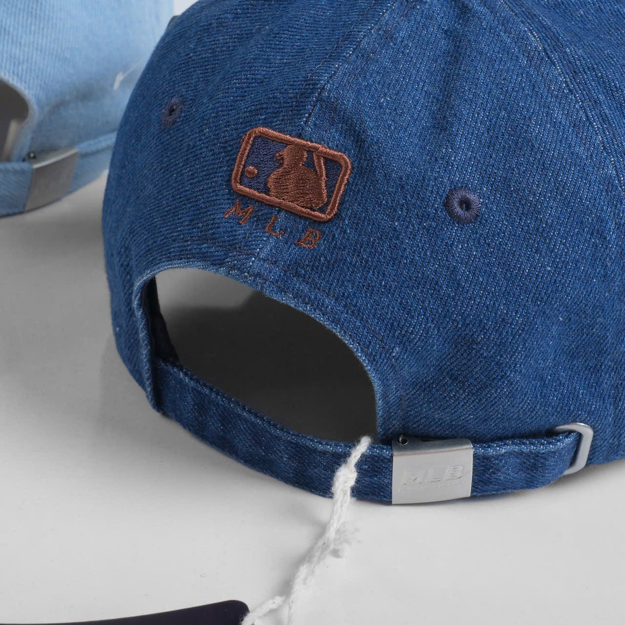 CAP MLB NY DENIM SUEDE TOUCH NAVY BROWN