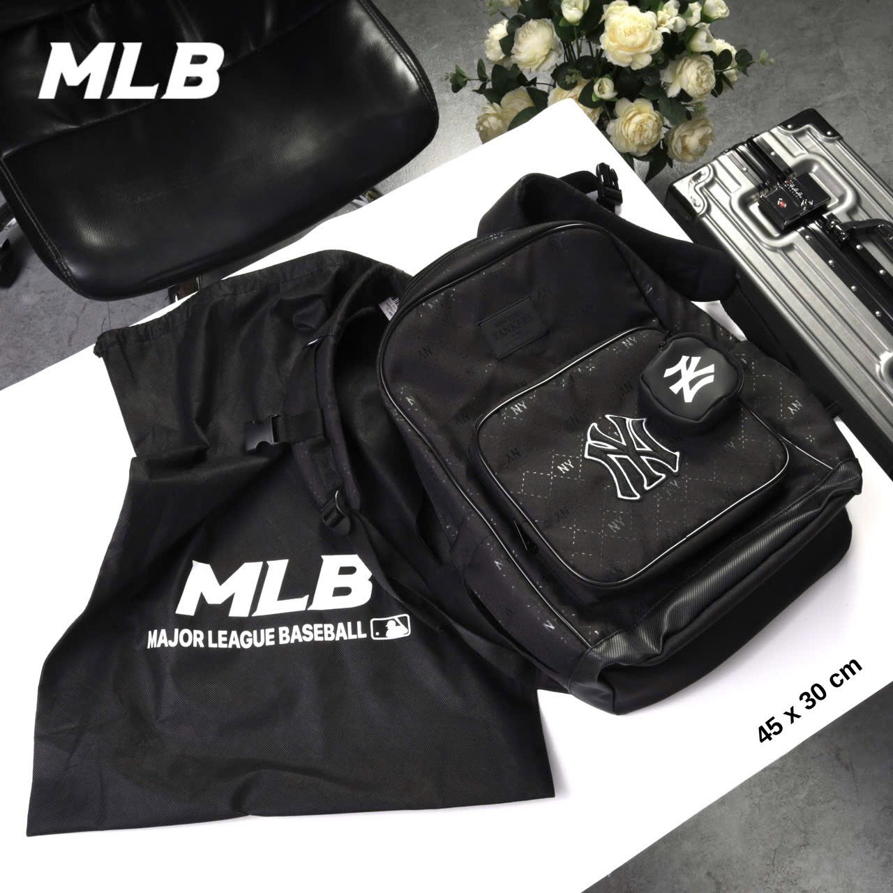 MLB MONOGRAM BLACK PRINT
