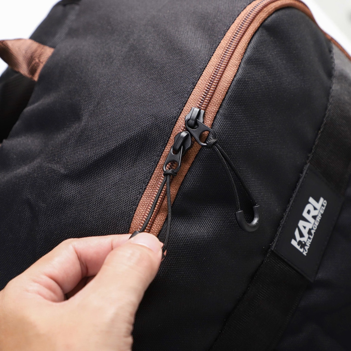 KARL LAGERFELD BROWN BACKPACK