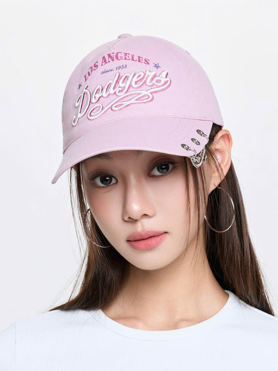 CAP MLB JEWELRY PINK