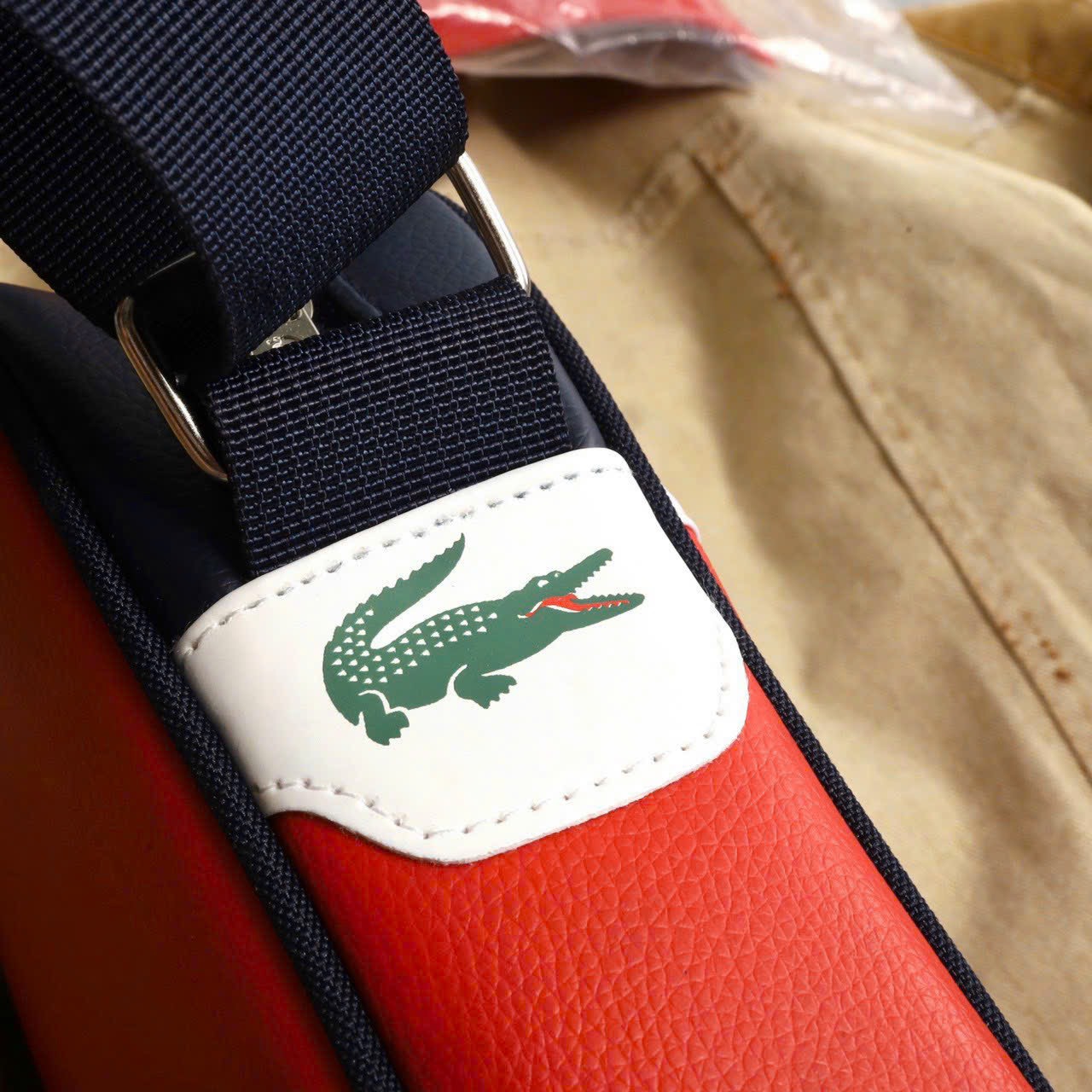 LACOSTE RED BLUE