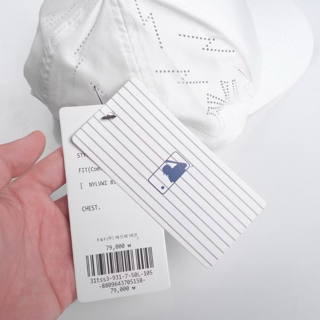 CAP MLB MESH FABRIC WHITE