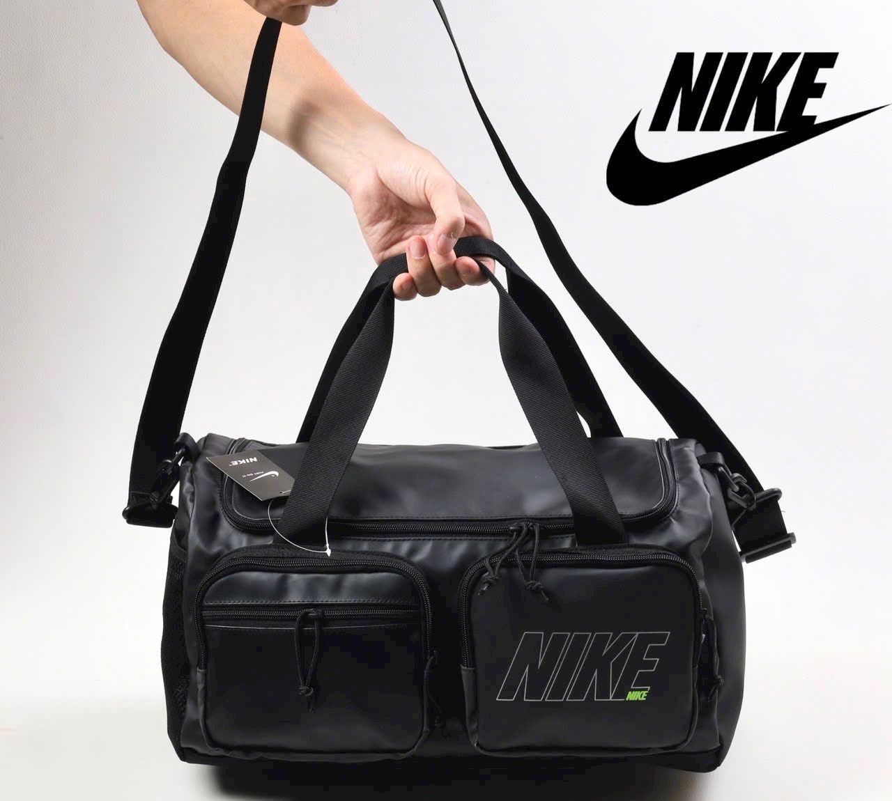 NIKE LEATHER BLACK