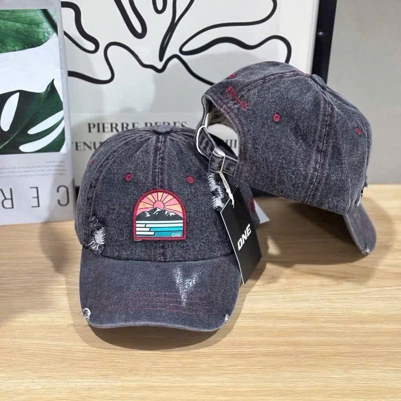 CAP SUNSHINE WASH BLACK