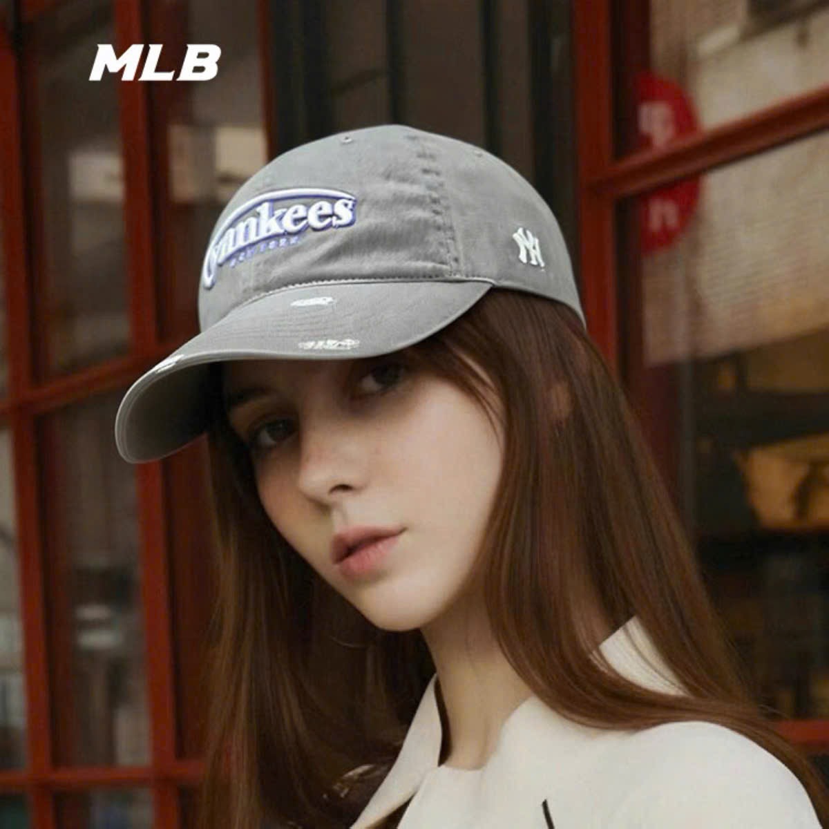 CAP MLB CURVE GREY