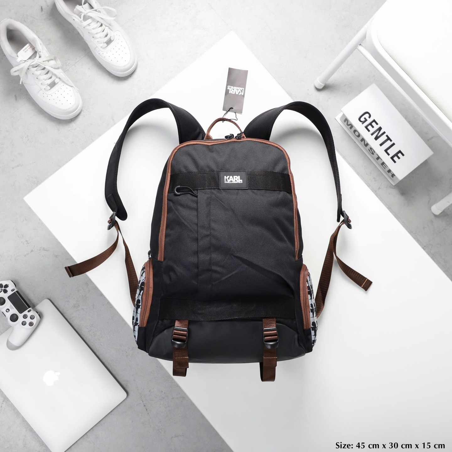 KARL LAGERFELD BROWN BACKPACK