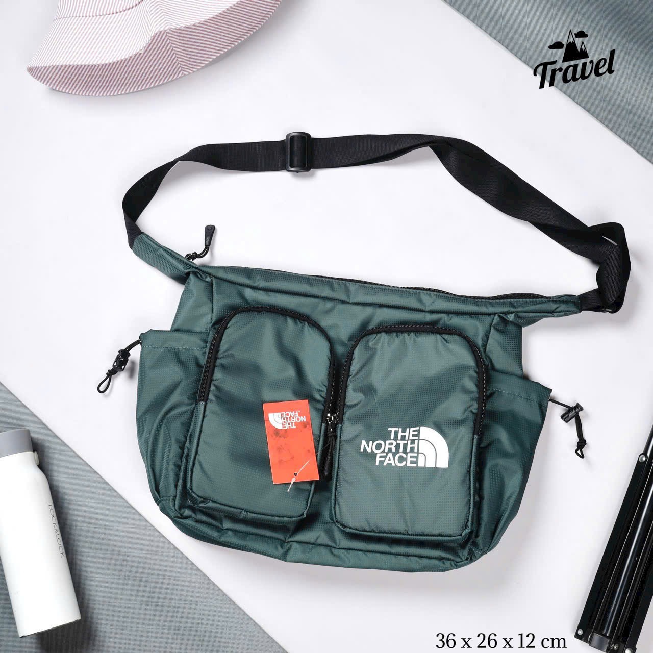 CROSSBODY THE NORTH FACE GREEN