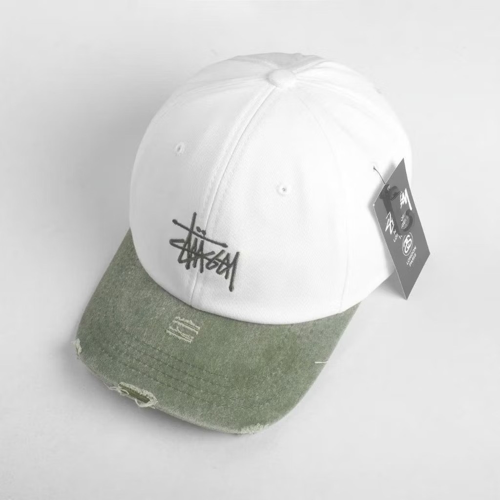 CAP STUSSY TRẮNG XANH