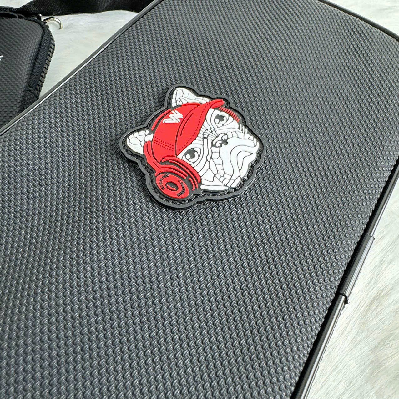 CROSS BAG LIFE WORK LOGO RED