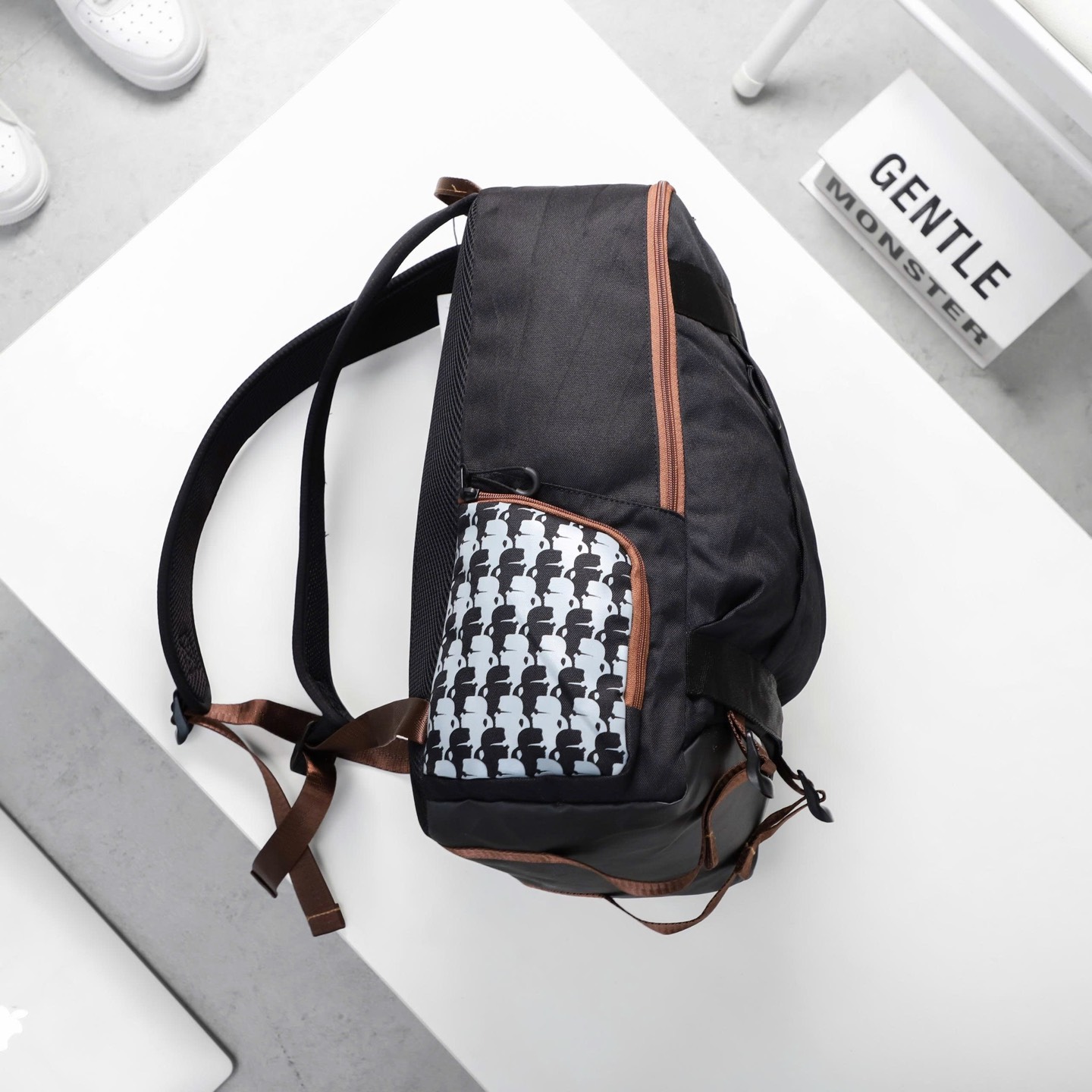KARL LAGERFELD BROWN BACKPACK