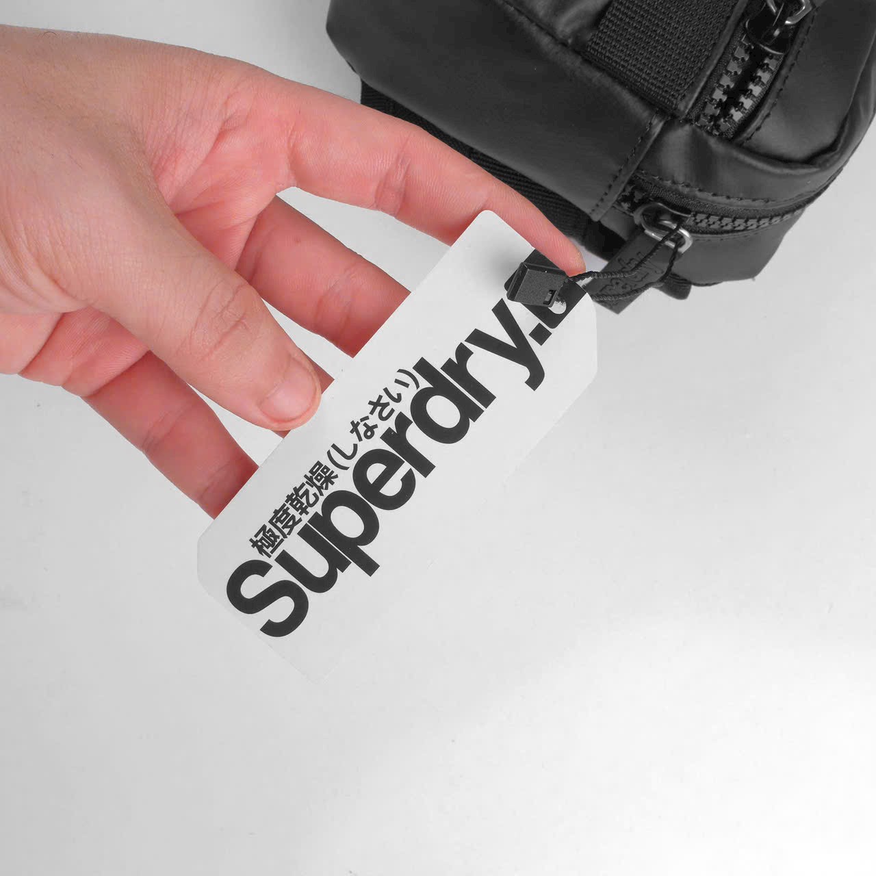 CROSSBODY SUPERDRY LOGO BLACK