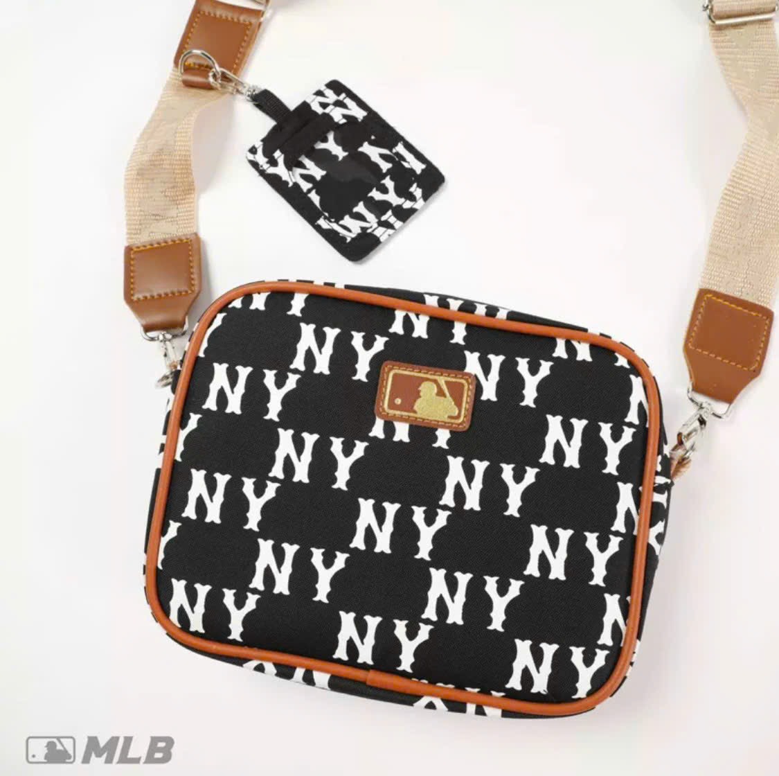 CROSSBAG MLB NY BROWN MONOGRAM