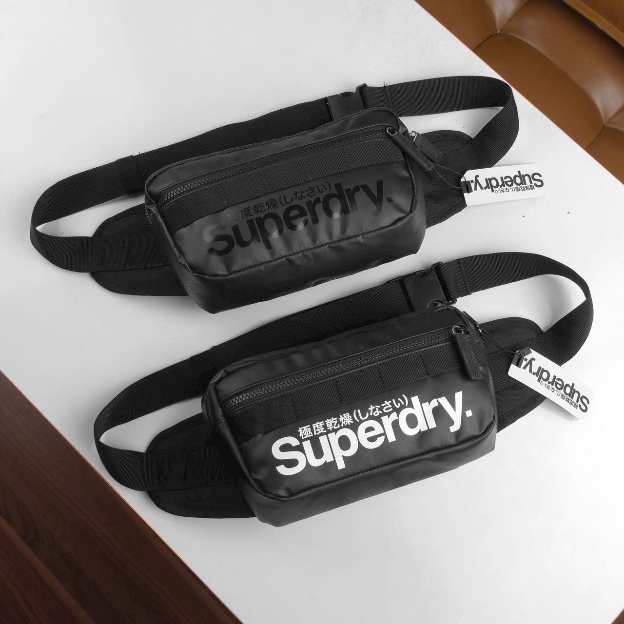 CROSSBODY SUPERDRY LOGO BLACK