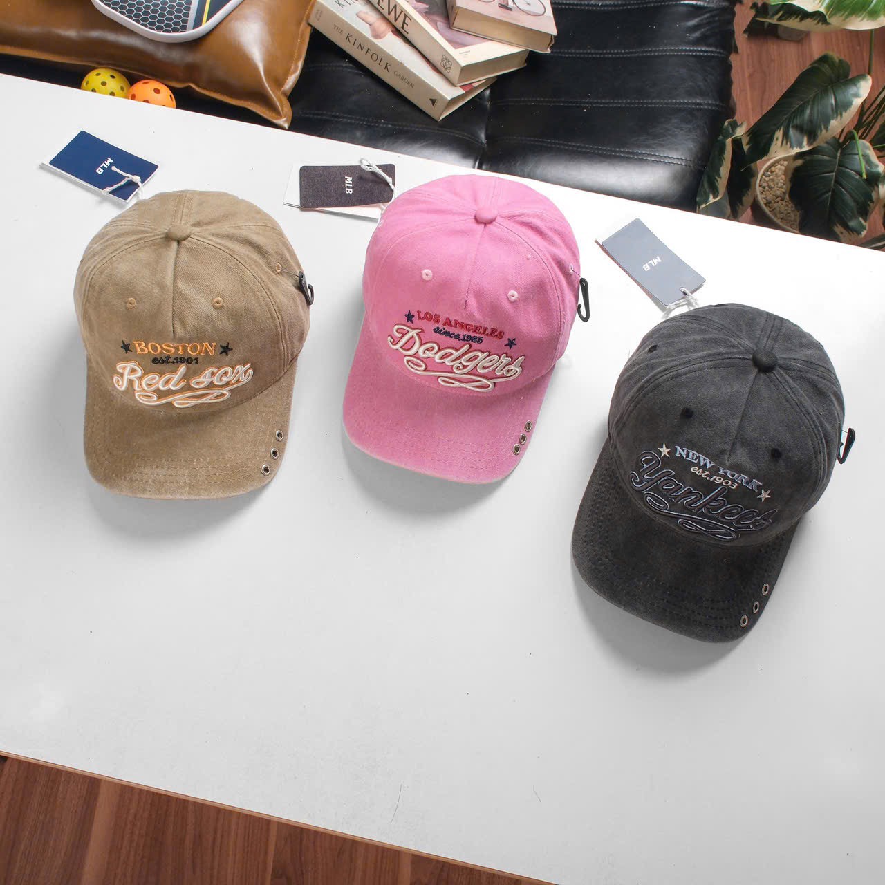 CAP MLB JEWELRY BROWN