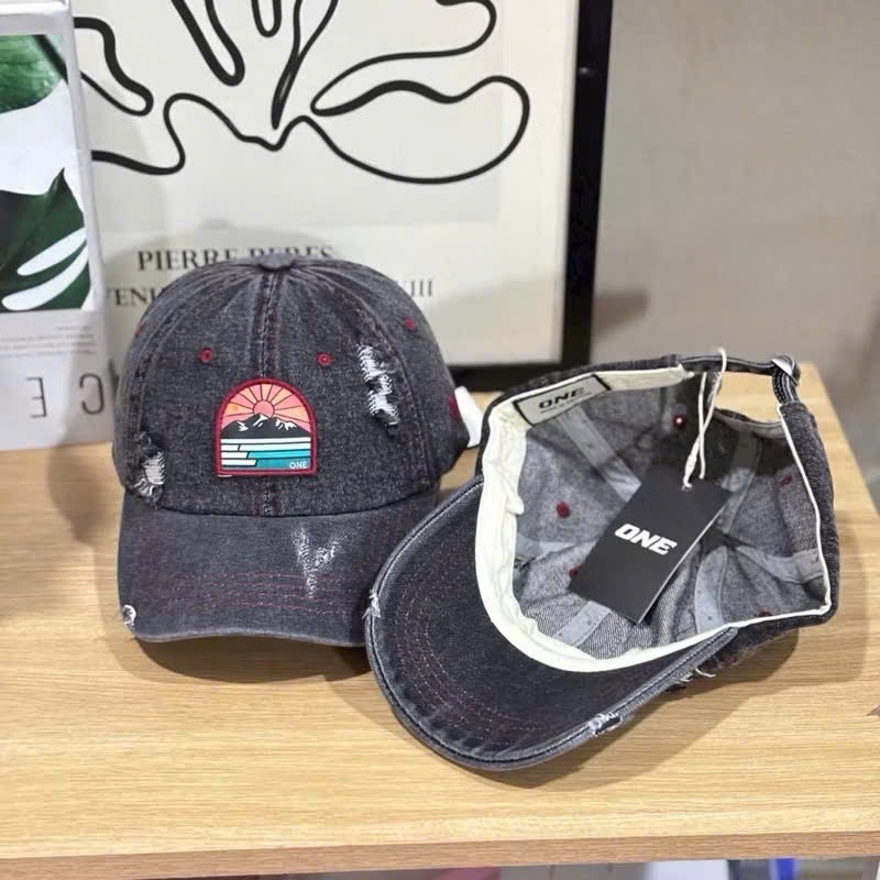 CAP SUNSHINE WASH BLACK