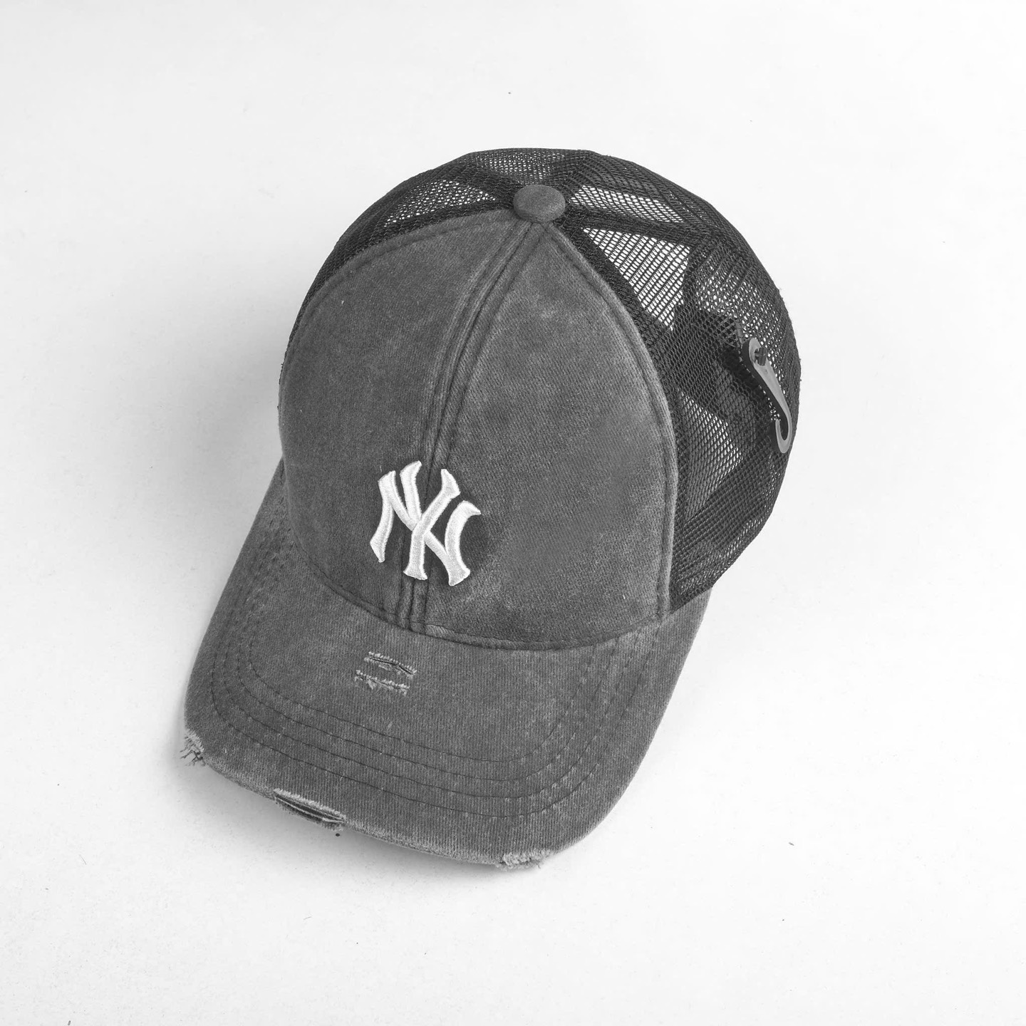 CAP MLB SCHEME XÁM