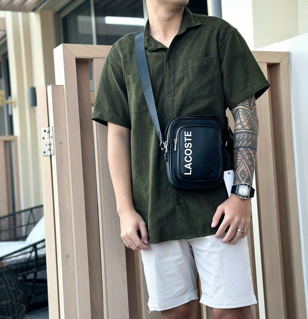 LACOSTE LOGO IN DỌC