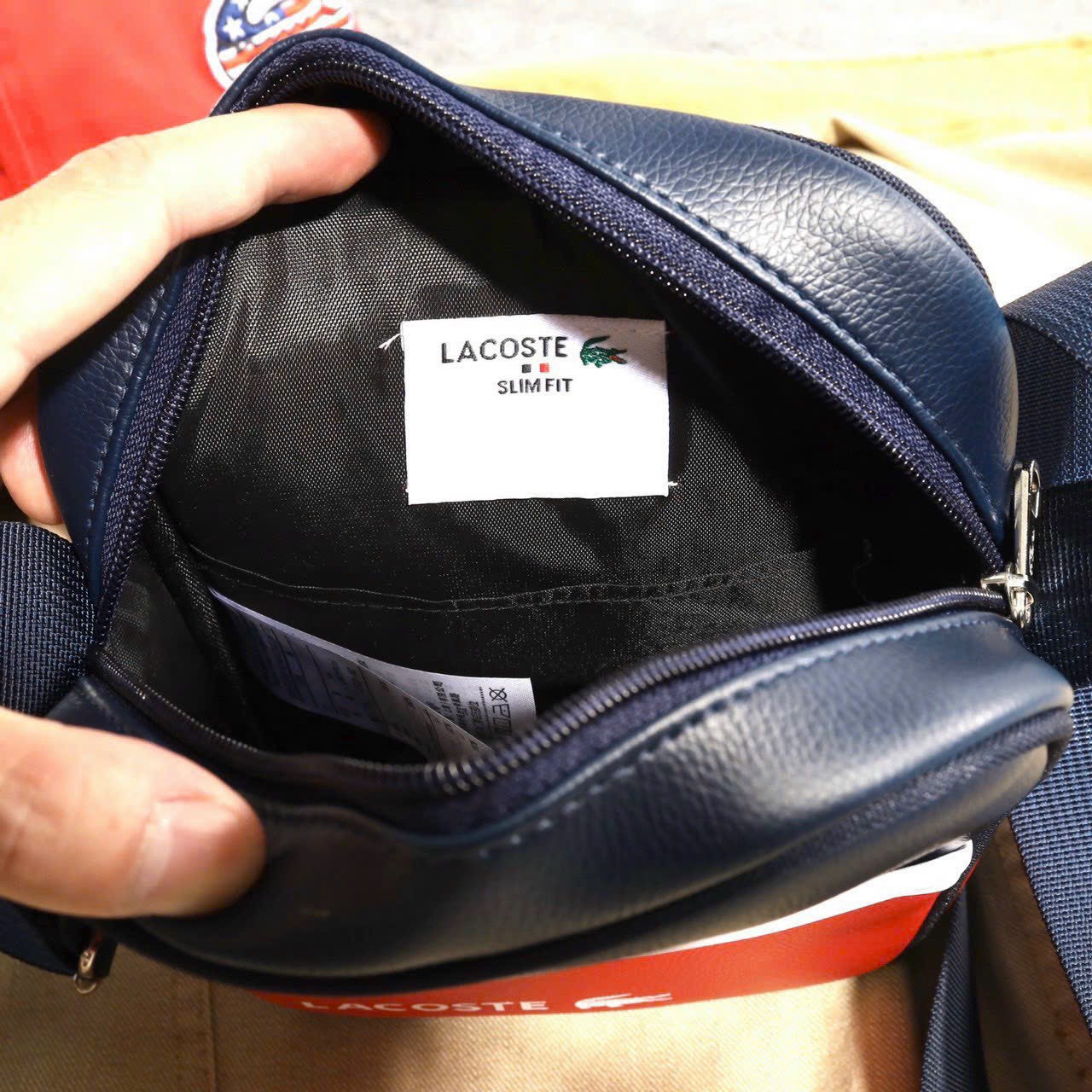 LACOSTE RED BLUE