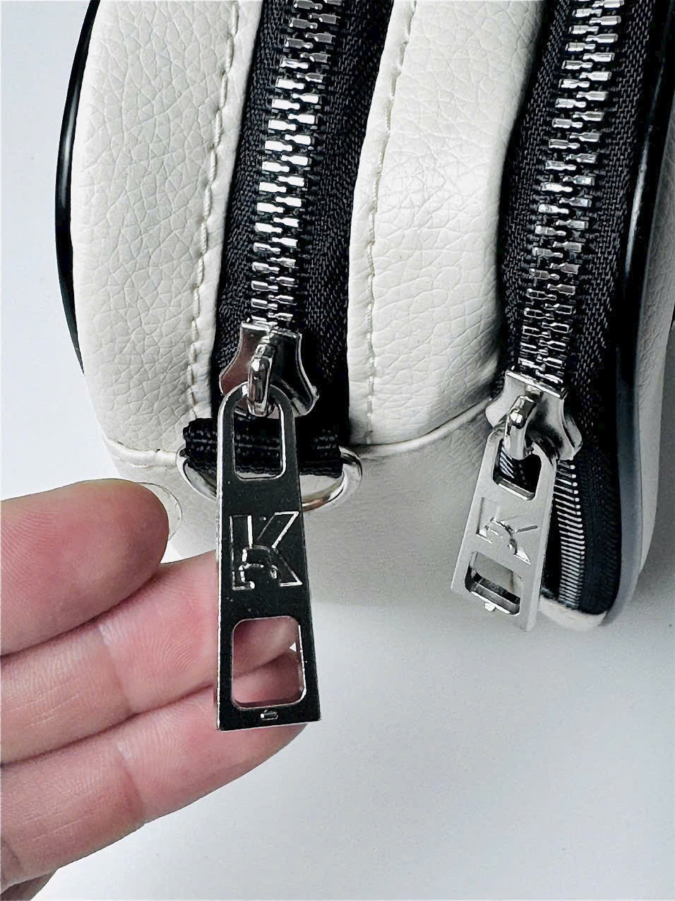 KARL LAGERFELD CREAM BAG