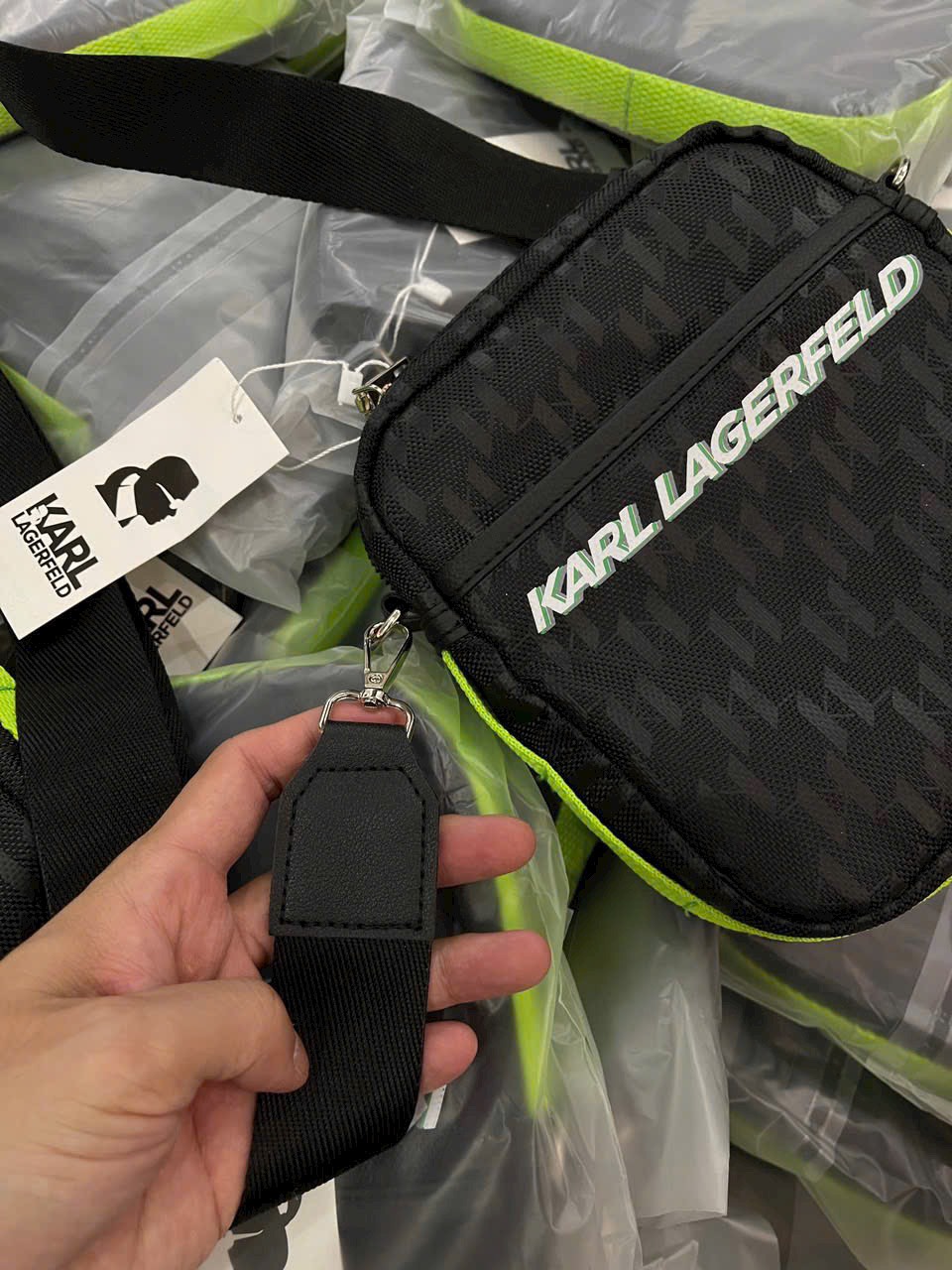 KARL LAGERFELD NEON BAG