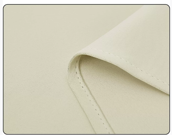 Rèm cửa dệt mịn, có độ chính xác cao, màu trơn, rèm cản sáng.