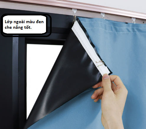 Rèm che nắng hoàn toàn mới Tấm che nắng Phòng ngủ hoàn thành ban công cách nhiệt Cửa sổ Kính chống nắng Rèm đơn giản không đục lỗ