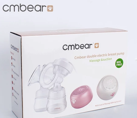 Máy hút sữa điện đôi Cmbear ZRX-0628 có pin sạc