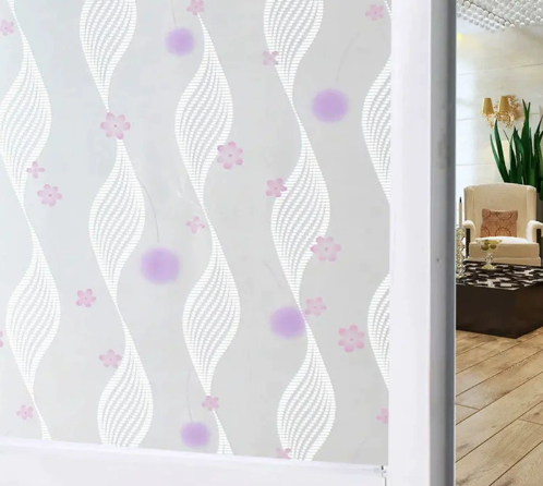 10m Giấy miếng dán kính tự dính, miếng dán kính nghệ thuật mờ đục, gia công và giao hàng theo yêu cầu