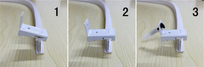 Thanh treo rèm đường rèm đường sắt cong có thể uốn cong đường ray trượt hình chữ U 1 mét