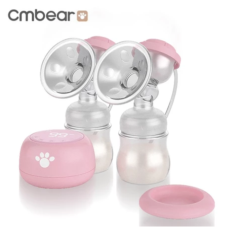 Máy hút sữa điện đôi Cmbear ZRX-0628 có pin sạc