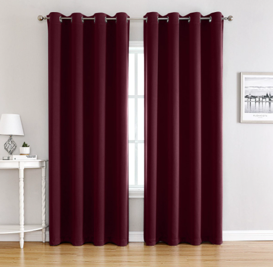 Rèm cửa dệt mịn, có độ chính xác cao, màu trơn, rèm cản sáng.