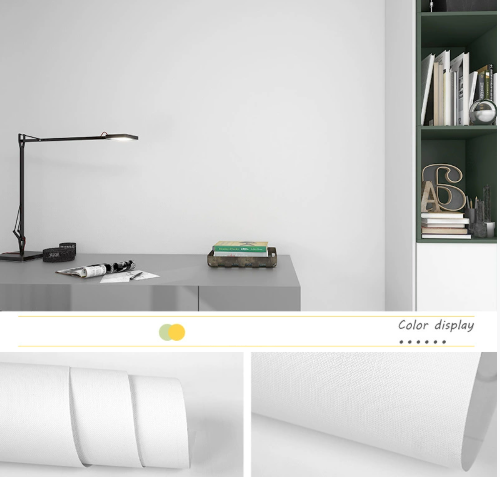 Giấy dán tường tự dính màu trơn dày chống thấm nước tự dính cho phòng ngủ ký túc xá sinh viên cho thuê nền tường giấy dán tường trang trí