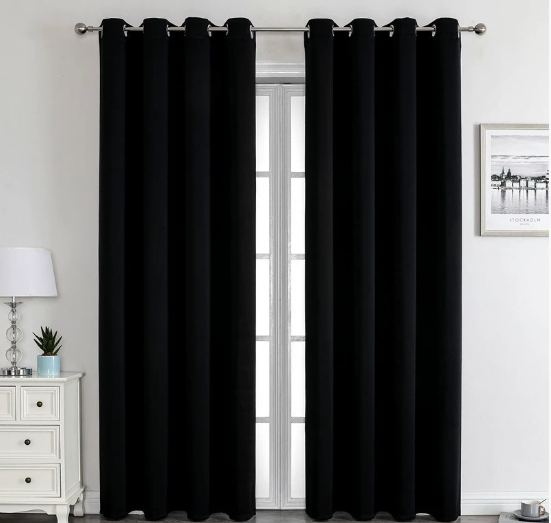 Rèm cửa dệt mịn, có độ chính xác cao, màu trơn, rèm cản sáng.