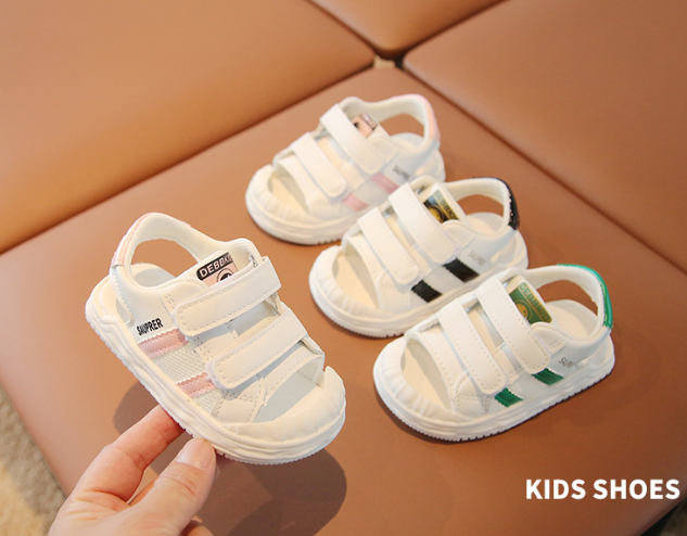 Một đôi giày sandal Hàn Quốc cho bé trai mùa hè 0-3 tuổi giày trẻ mới biết đi đế mềm cho bé gái giày trẻ mới biết đi hợp thời trang 2
