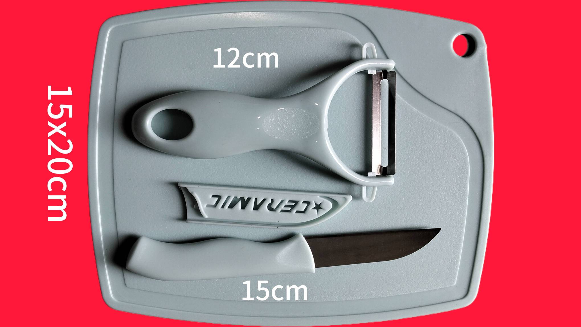 Bộ thớt - dao - bào loại nhỏ xí