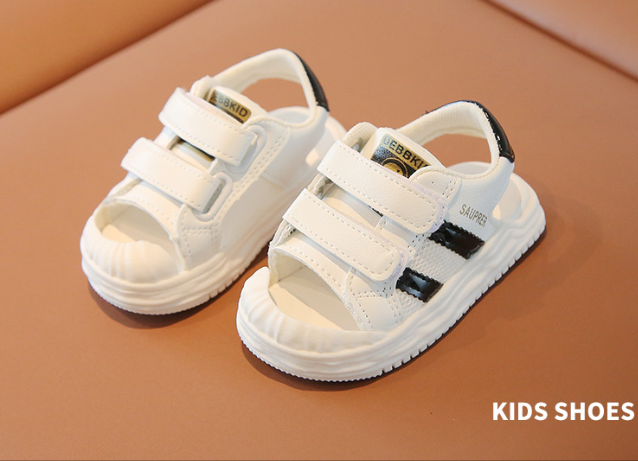 Một đôi giày sandal Hàn Quốc cho bé trai mùa hè 0-3 tuổi giày trẻ mới biết đi đế mềm cho bé gái giày trẻ mới biết đi hợp thời trang 2